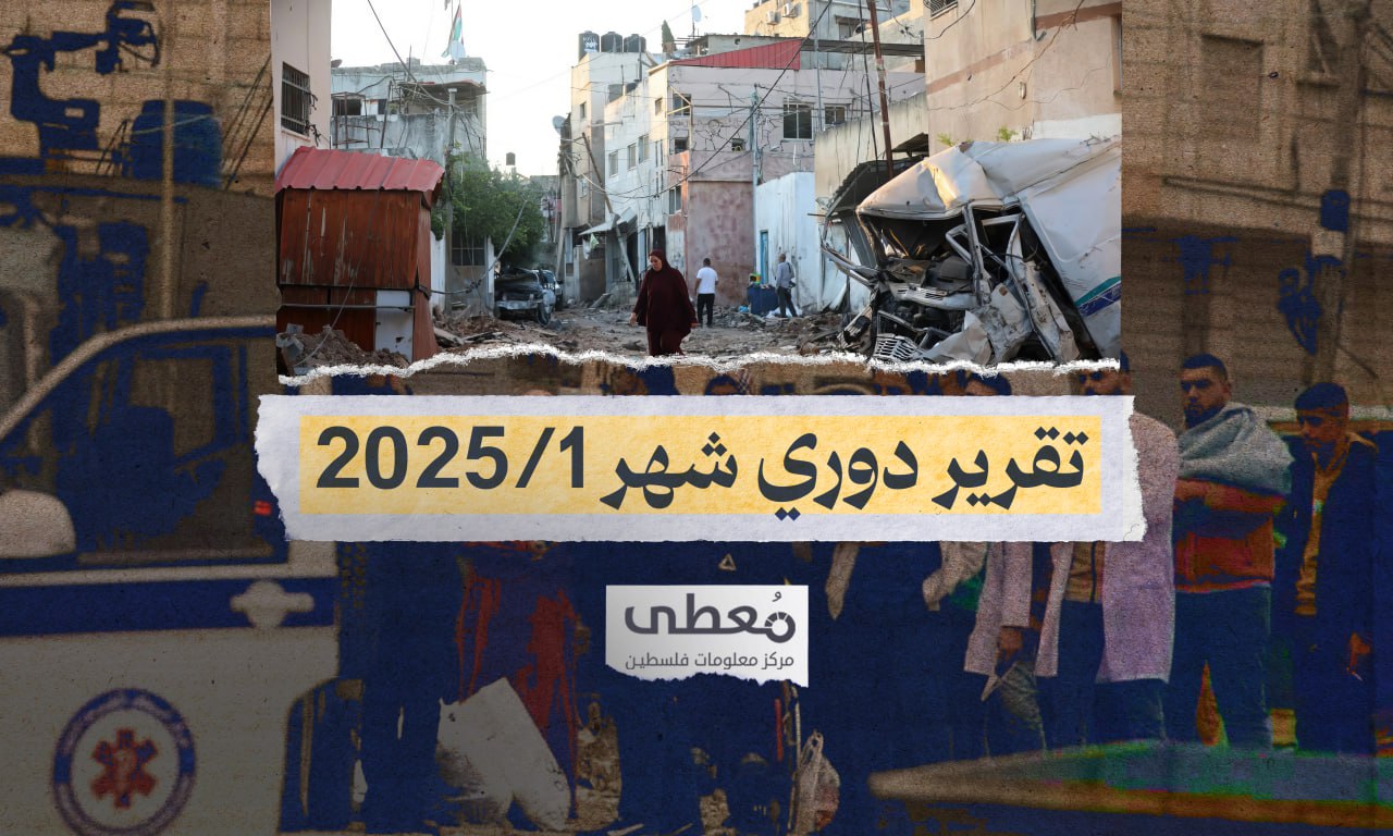 62 شهيدا و281 جريحا، 5769 انتهاكاً إسرائيلياً في الضفة والقدس خلال شهر يناير/كانون الثاني 2025م