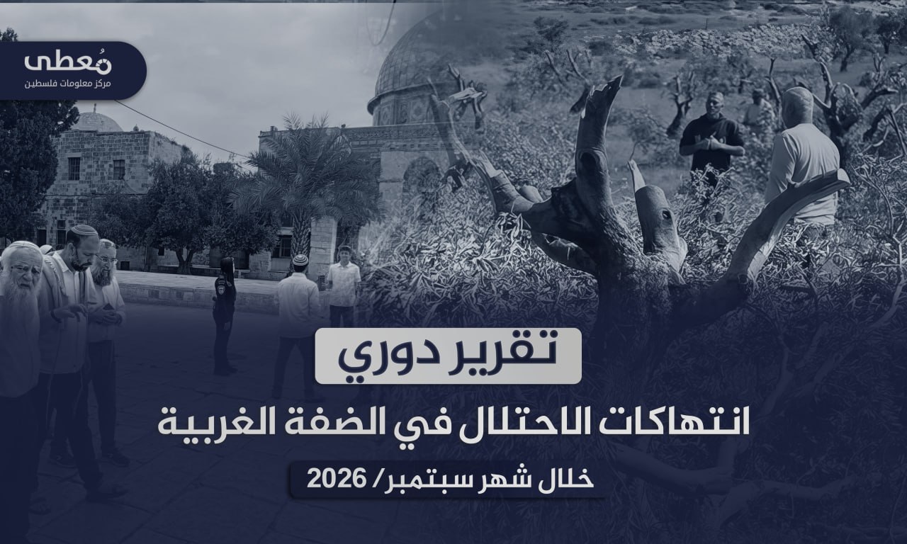 11 شهيدا و238 جريحا في 7758 انتهاكاً إسرائيلياً في الضفة والقدس خلال شهر سبتمبر 2026