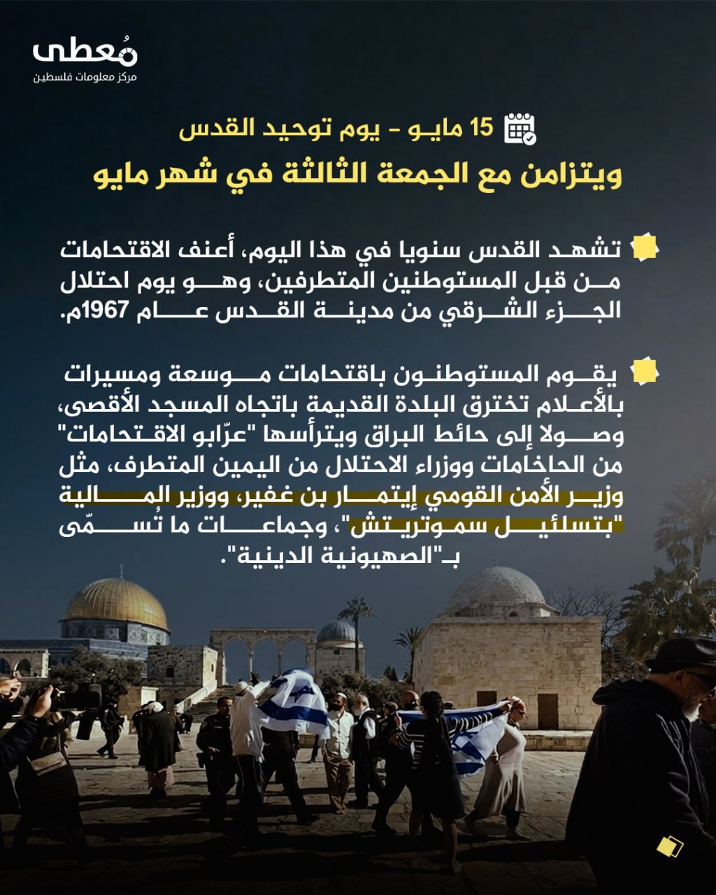 مركز معلومات فلسطين - معطى — أيّار 2026
