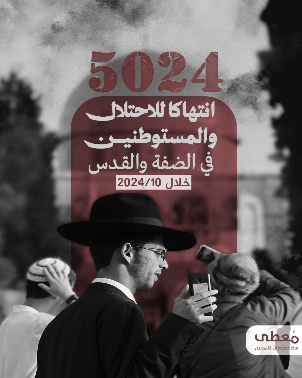 🔴 5024 انتهاكا للاحتلال والمستوطنين في الضفة والقدس

🗓 خلال 10/2024

https://mo3ta.ps/single_article/33