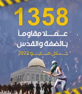 🎞️ *فيديوغرافيك | أكثر من 1358 عملاً مقاومـ.ـاً في الضفة خلال شهر مايو الماضي*